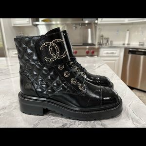 Chanel Brave Combat Boots